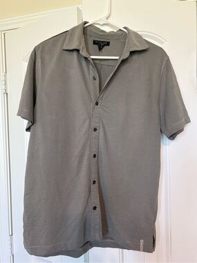 Kenneth Cole Short-Sleeve Button-Up Shirt